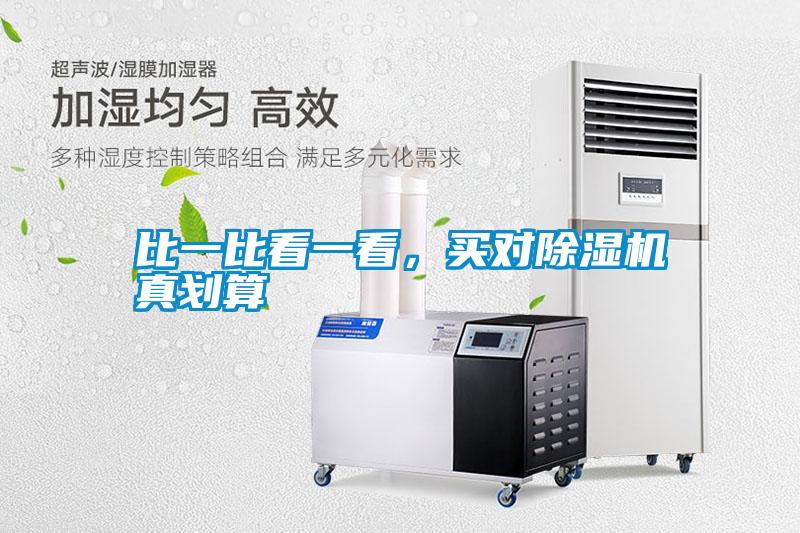 比一比看一看，買對除濕機(jī)真劃算