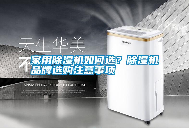 家用除濕機如何選？除濕機品牌選購注意事項