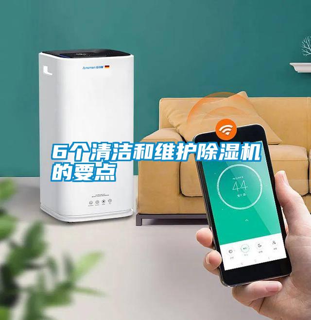 6個清潔和維護除濕機的要點