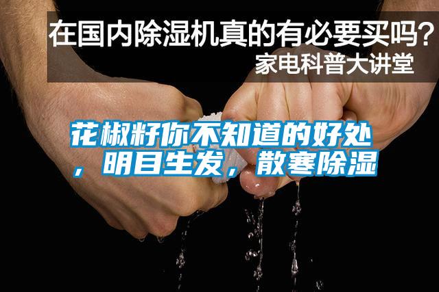 花椒籽你不知道的好處，明目生發，散寒除濕