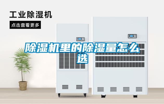 除濕機里的除濕量怎么選