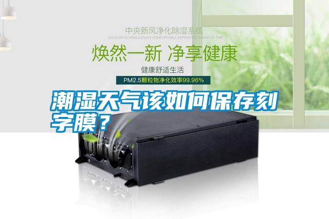 潮濕天氣該如何保存刻字膜？