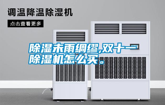 除濕未雨綢繆,雙十一除濕機怎么買。