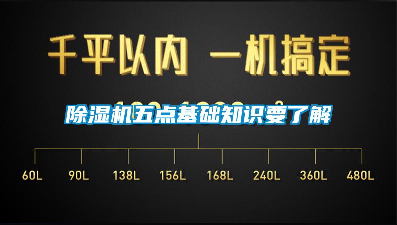 除濕機五點基礎知識要了解