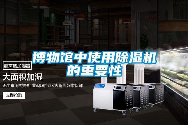 博物館中使用除濕機的重要性