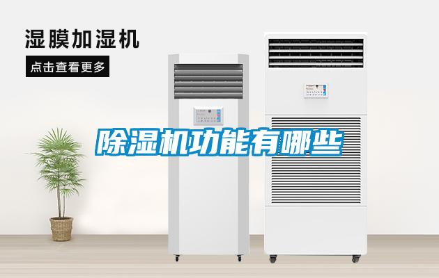 除濕機功能有哪些