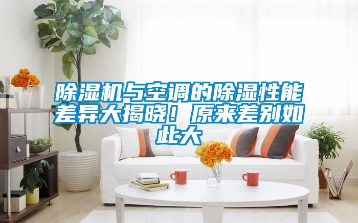 除濕機(jī)與空調(diào)的除濕性能差異大揭曉！原來(lái)差別如此大