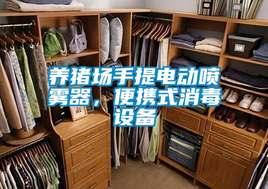 養豬場手提電動噴霧器，便攜式消毒設備