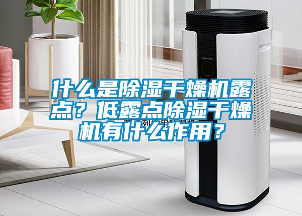 什么是除濕干燥機露點？低露點除濕干燥機有什么作用？