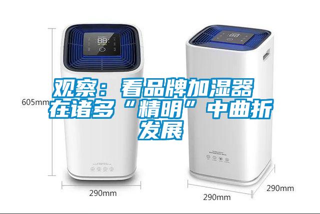 觀察：看品牌加濕器 在諸多“精明”中曲折發展