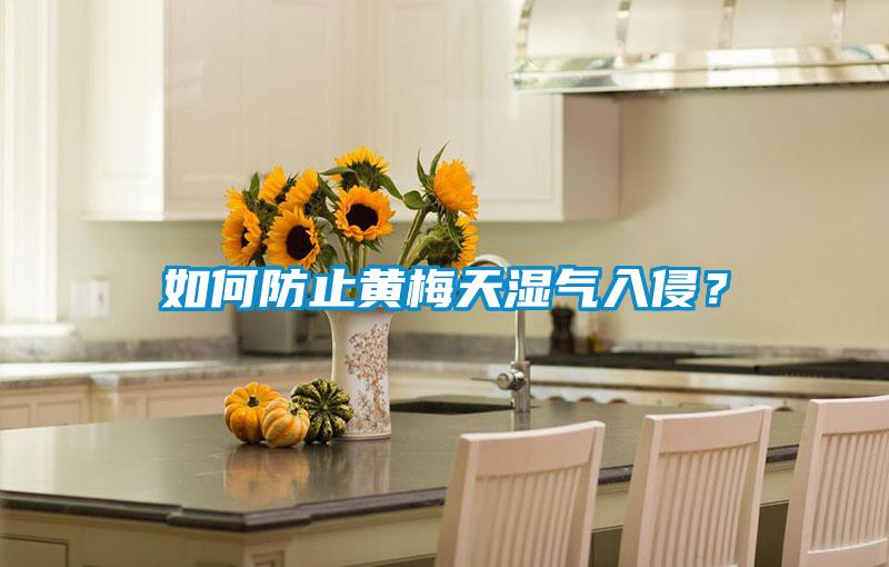 如何防止黃梅天濕氣入侵？