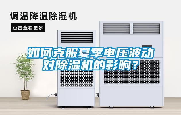 如何克服夏季電壓波動對除濕機的影響？