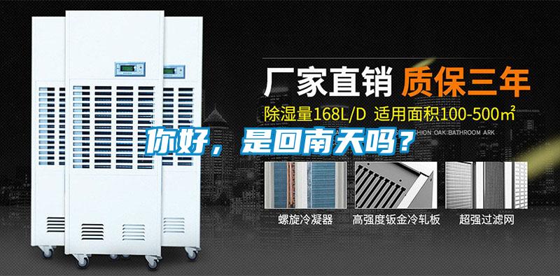 你好，是回南天嗎？