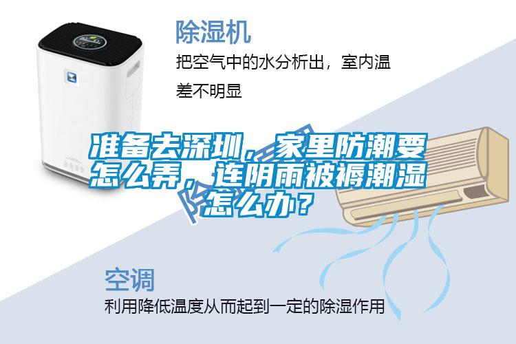 準備去深圳，家里防潮要怎么弄，連陰雨被褥潮濕怎么辦？