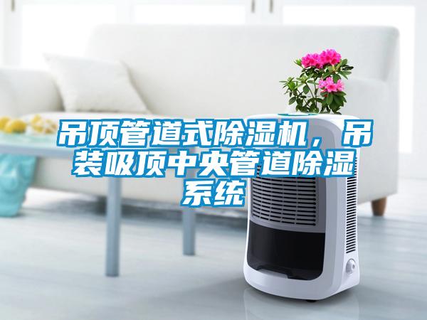 吊頂管道式除濕機，吊裝吸頂中央管道除濕系統