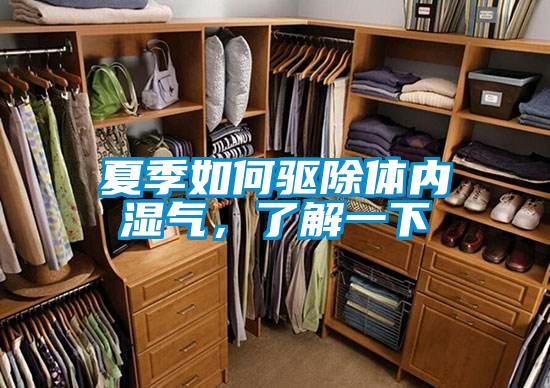 夏季如何驅除體內濕氣，了解一下
