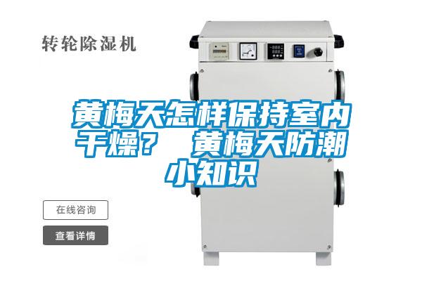 黃梅天怎樣保持室內(nèi)干燥？ 黃梅天防潮小知識(shí)