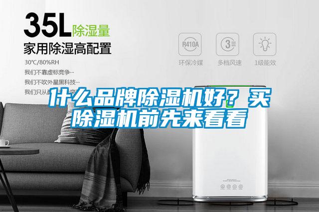 什么品牌除濕機好？買除濕機前先來看看