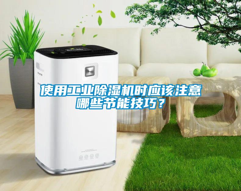 使用工業除濕機時應該注意哪些節能技巧？