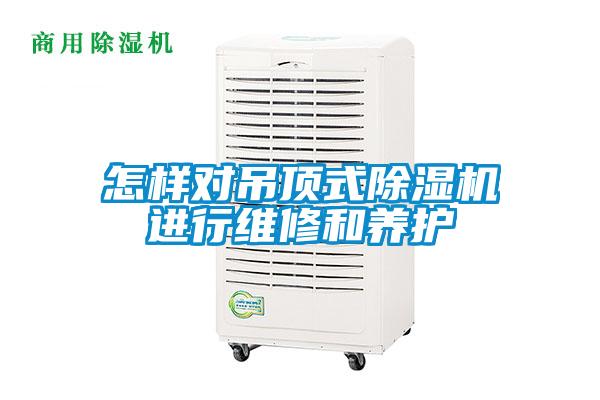 怎樣對吊頂式除濕機進行維修和養護
