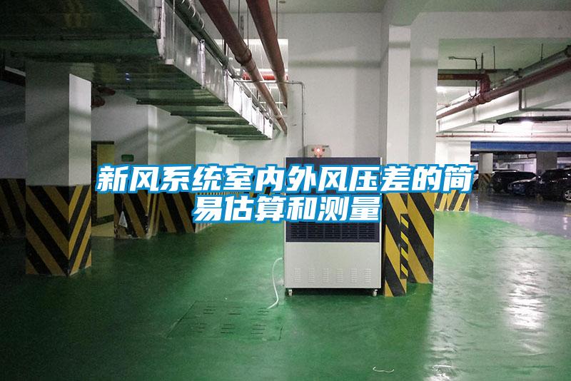 新風(fēng)系統(tǒng)室內(nèi)外風(fēng)壓差的簡(jiǎn)易估算和測(cè)量
