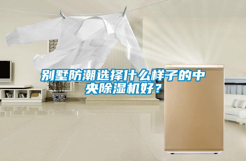 別墅防潮選擇什么樣子的中央除濕機好？