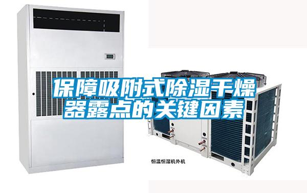 保障吸附式除濕干燥器露點(diǎn)的關(guān)鍵因素