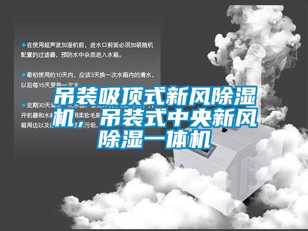 吊裝吸頂式新風除濕機，吊裝式中央新風除濕一體機