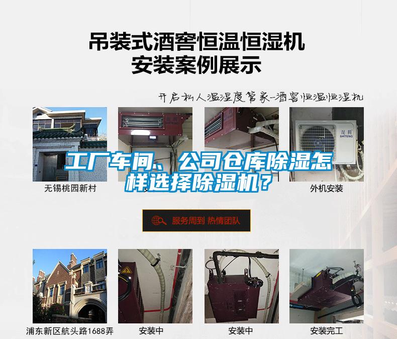 工廠車間、公司倉庫除濕怎樣選擇除濕機？