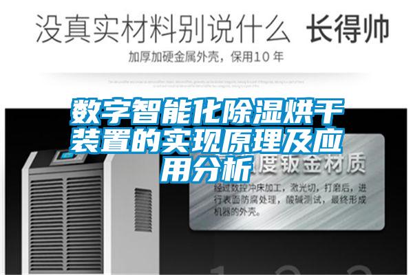 數字智能化除濕烘干裝置的實現原理及應用分析