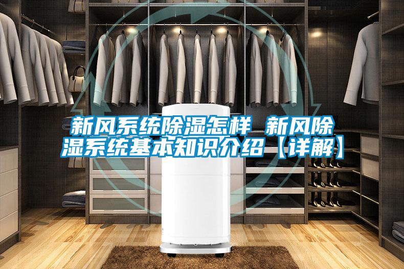 新風系統除濕怎樣 新風除濕系統基本知識介紹【詳解】