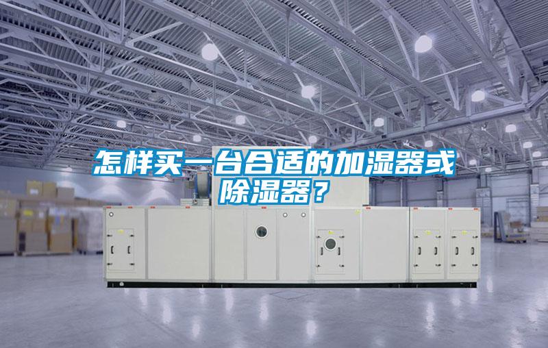 怎樣買一臺合適的加濕器或除濕器？