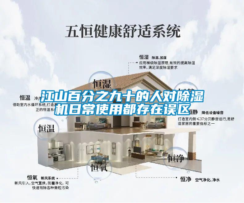 江山百分之九十的人對除濕機日常使用都存在誤區
