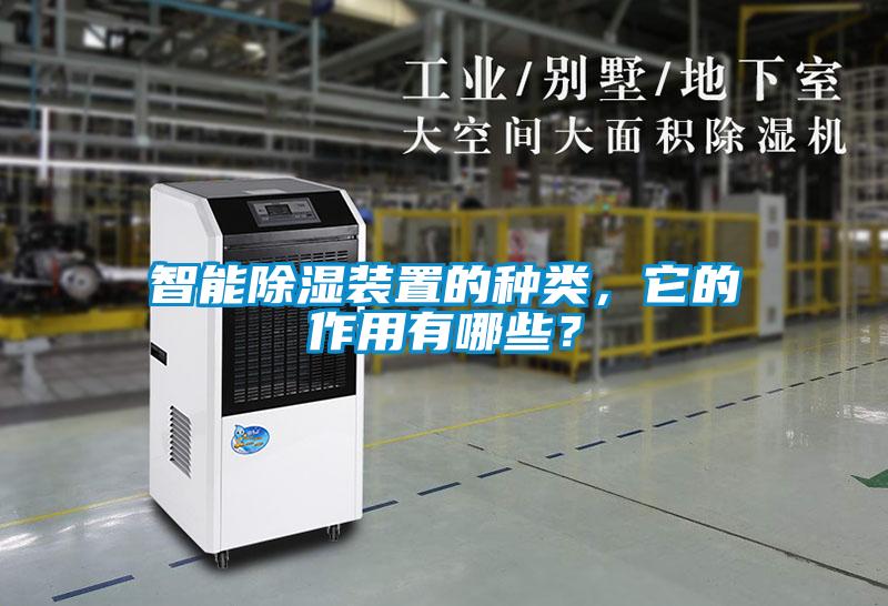 智能除濕裝置的種類，它的作用有哪些？
