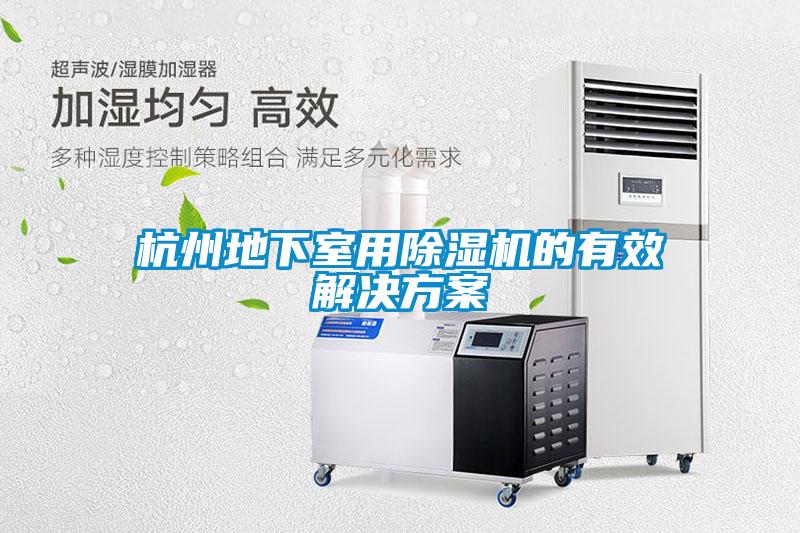 杭州地下室用除濕機的有效解決方案