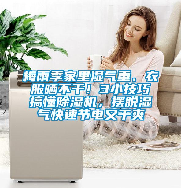梅雨季家里濕氣重、衣服曬不干！3小技巧搞懂除濕機，擺脫濕氣快速節(jié)電又干爽