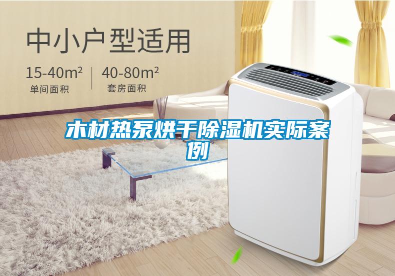 木材熱泵烘干除濕機實際案例