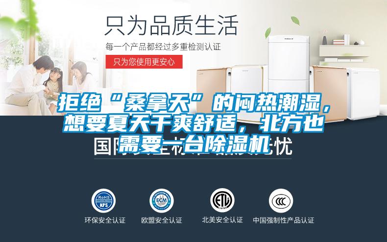 拒絕“桑拿天”的悶熱潮濕，想要夏天干爽舒適，北方也需要一臺除濕機