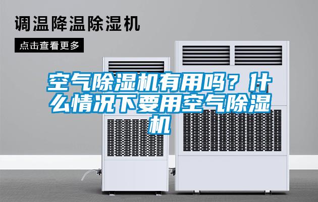 空氣除濕機有用嗎？什么情況下要用空氣除濕機