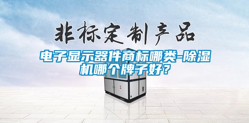 電子顯示器件商標哪類-除濕機哪個牌子好？