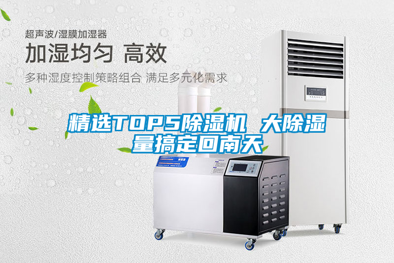 精選TOP5除濕機 大除濕量搞定回南天