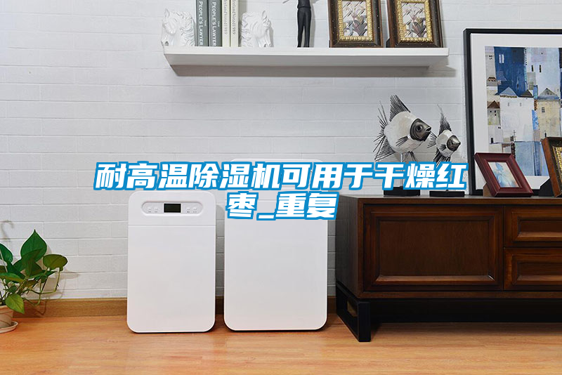 耐高溫除濕機可用于干燥紅棗_重復
