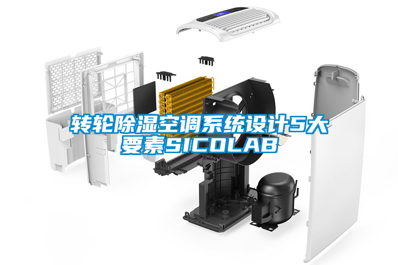 轉輪除濕空調系統設計5大要素SICOLAB