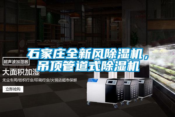 石家莊全新風除濕機，吊頂管道式除濕機