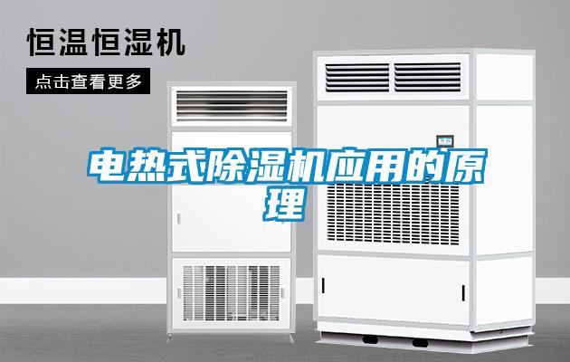 電熱式除濕機應用的原理