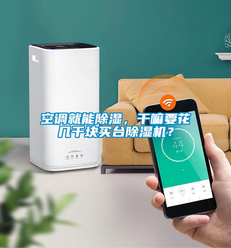 空調就能除濕，干嘛要花幾千塊買臺除濕機？
