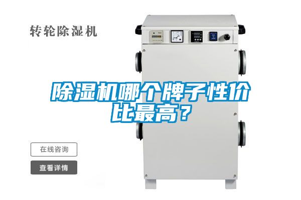 除濕機哪個牌子性價比最高？