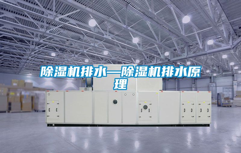 除濕機排水—除濕機排水原理