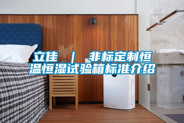 立佳 ｜ 非標(biāo)定制恒溫恒濕試驗箱標(biāo)準(zhǔn)介紹